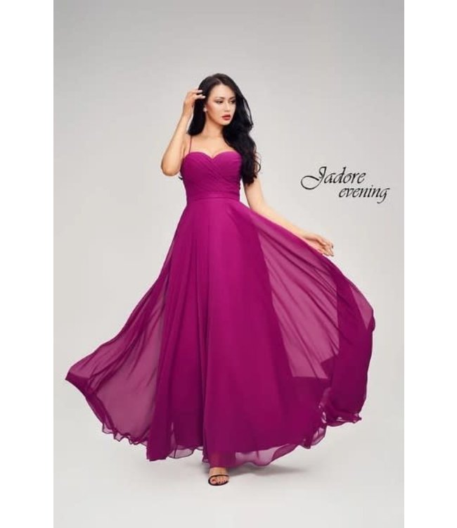 j17041 Robe Fluide Mulberry