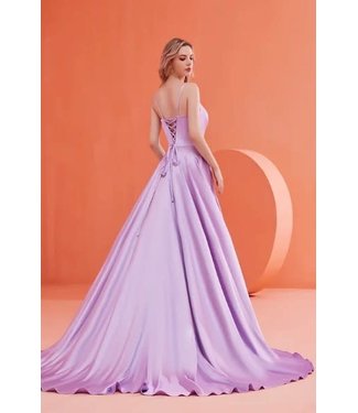 Jadore j22018 Robe De Satin Lilas