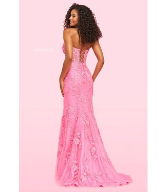 Sherri Hill 54227  Robe À Corset Rose Flash