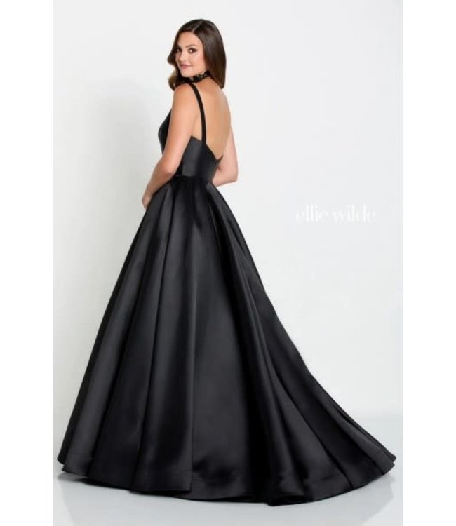 34130 Robe En A Satinée