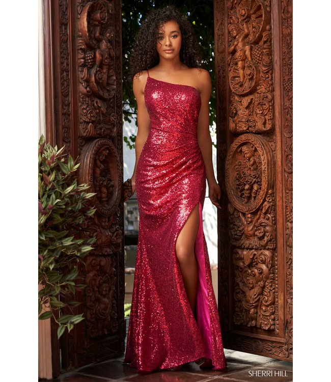 54869 Robe Une Bretelle Brilante Periwinkle