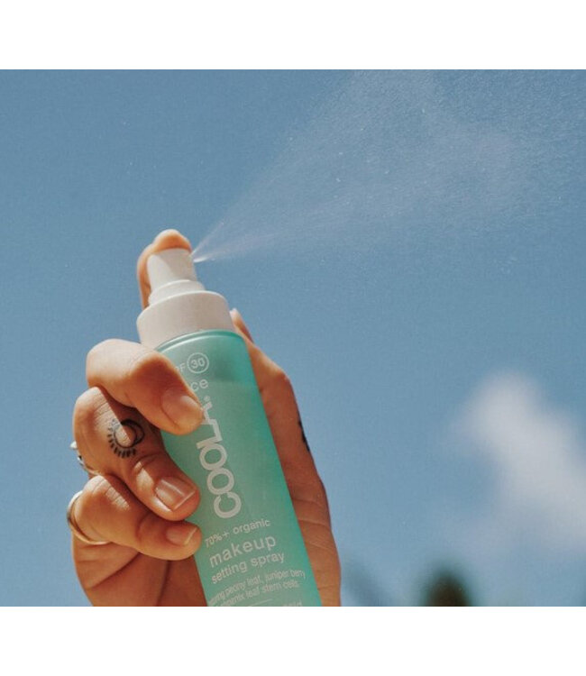 Coola Fixateur De Maquillage Biologique  En Vaporisateur FPS 30 1.5 oz / 44ml
