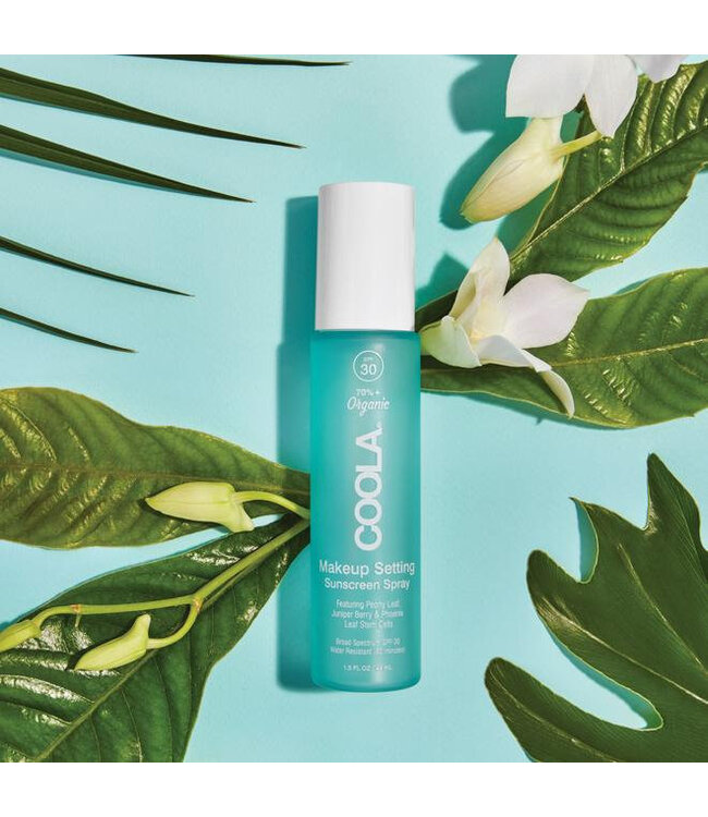 Coola Fixateur De Maquillage Biologique  En Vaporisateur FPS 30 1.5 oz / 44ml