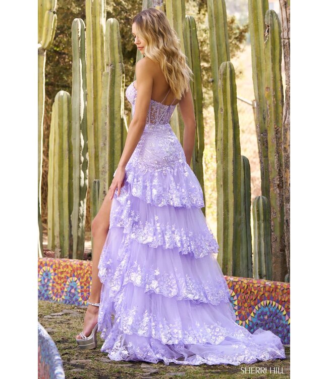 55800 Robe À Une bretelle Et Jupe à Étages