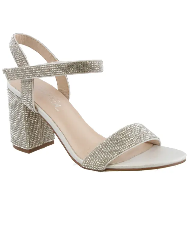 BLOSSOM Sandales Blanches Brillantes