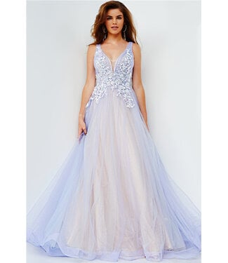 Jovani 07638 Robe Avec Broderie Lavande