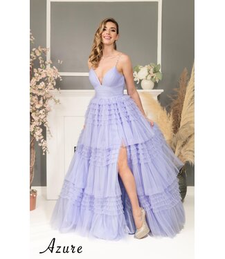A8057 Robe Étagée Lilas