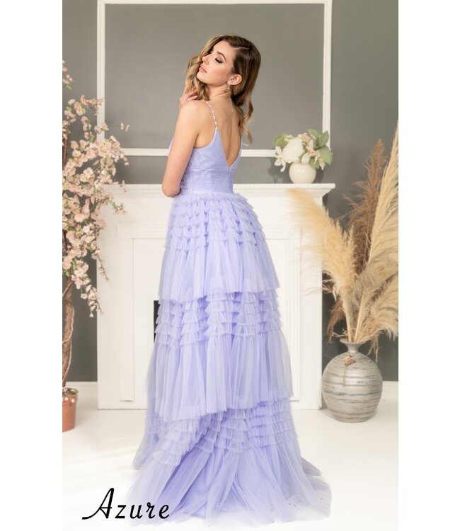 A8057 Robe Étagée Lilas