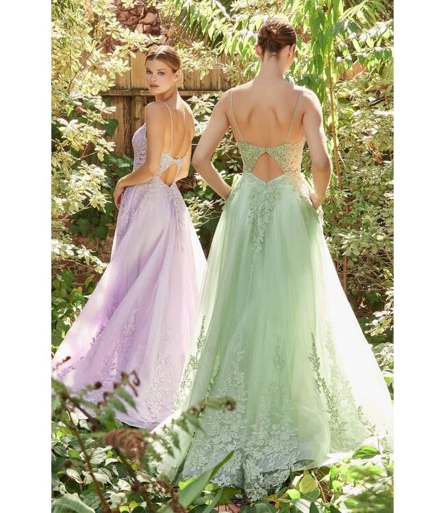 5211 Robe En Tulle Lavande