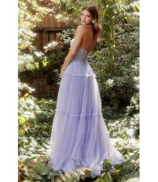6021 Robe En Tulle Lavande
