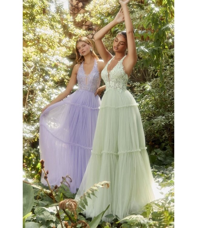 6021 Robe En Tulle Lavande