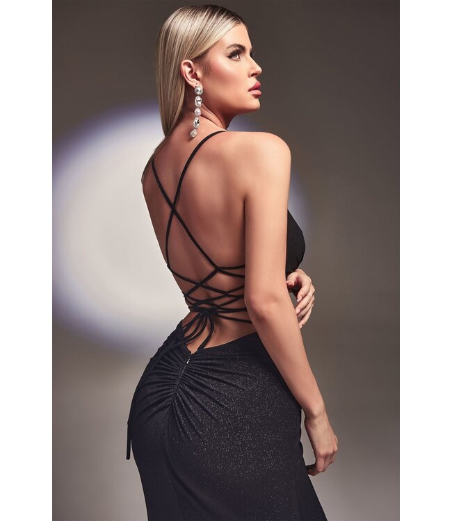 2612 Robe Ajustée Noire