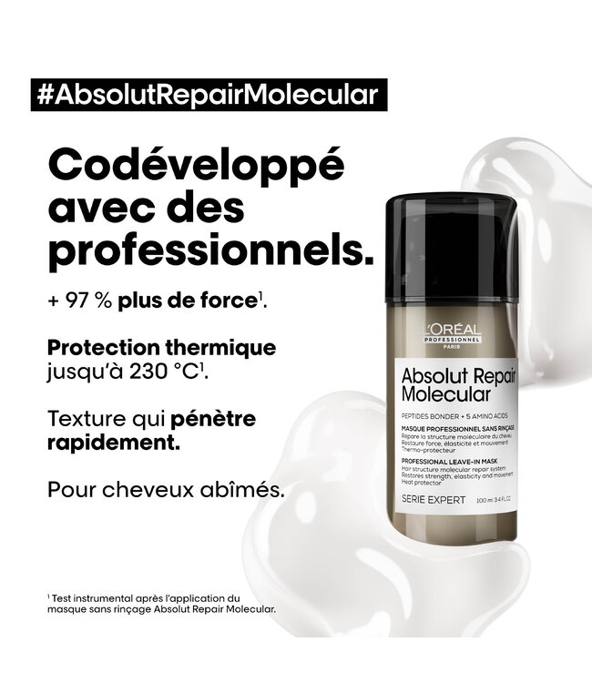L'Oréal Professionnel ABSOLUT REPAIR MOLECULAR - CREME SANS RINCAGE 100ML