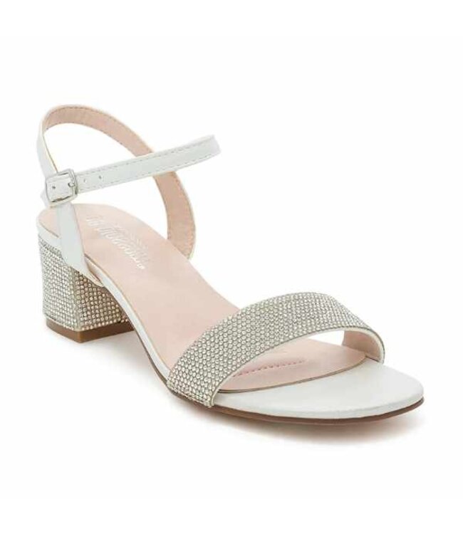 ANNIE Sandales Brillantes Blanches Annie