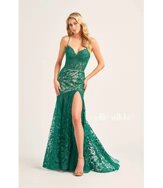 35005 Robe En Broderie Emeraude 35005 Robe En Broderie Emeraude