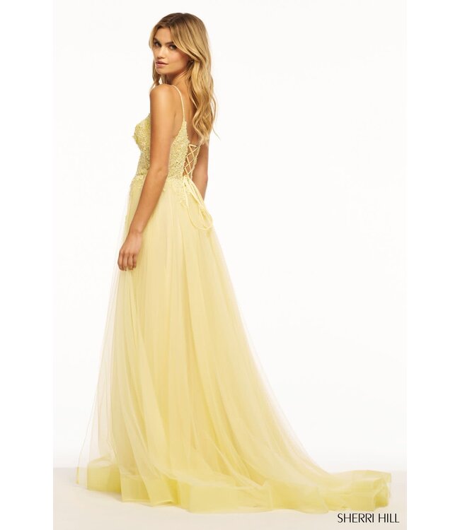55998 Robe En Tulle Et Broderie Bleu Pâle