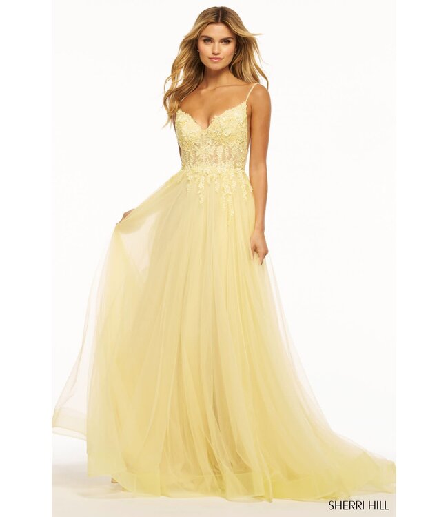 55998 Robe En Tulle Et Broderie Bleu Pâle