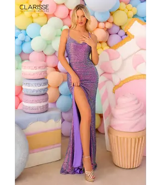 810937 Robe À Paillettes Mauve