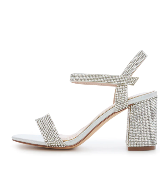 BLOSSOM Sandales Argent Brillantes