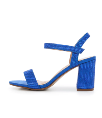 Sandales Bleues Brillantes
