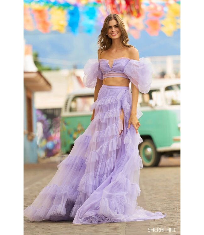 55591 Robe 2 Pièces Royale