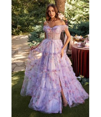 6821 Robe Fleurie Lavande 6821 Robe Fleurie Lavande