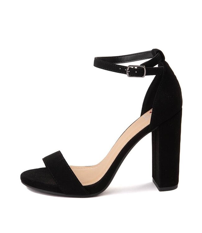 SHINER Sandales Talons Hauts Noires SHINER