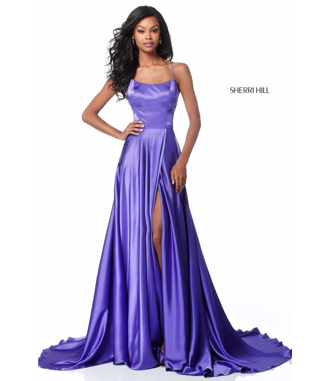 51631 Robe En Satin Rose