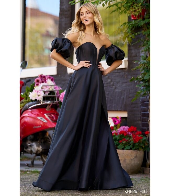 56249 Robe Avec Fente Rouge