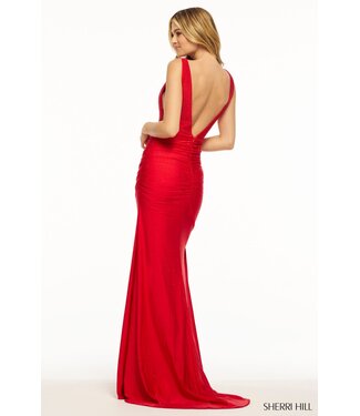 56045 Robe Ajustée Emeraude