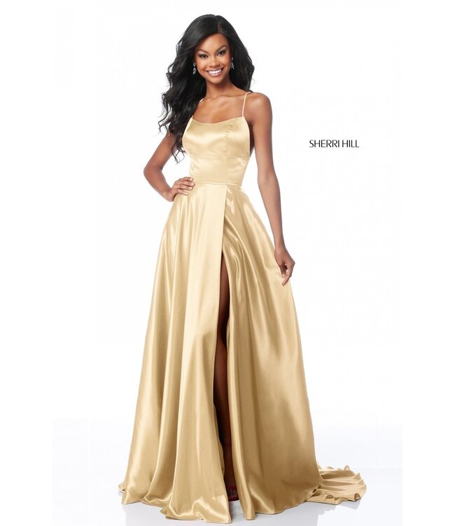 51631 Robe En Satin Nude