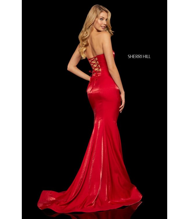 52961 Robe Bustier Ajustée Émeraude