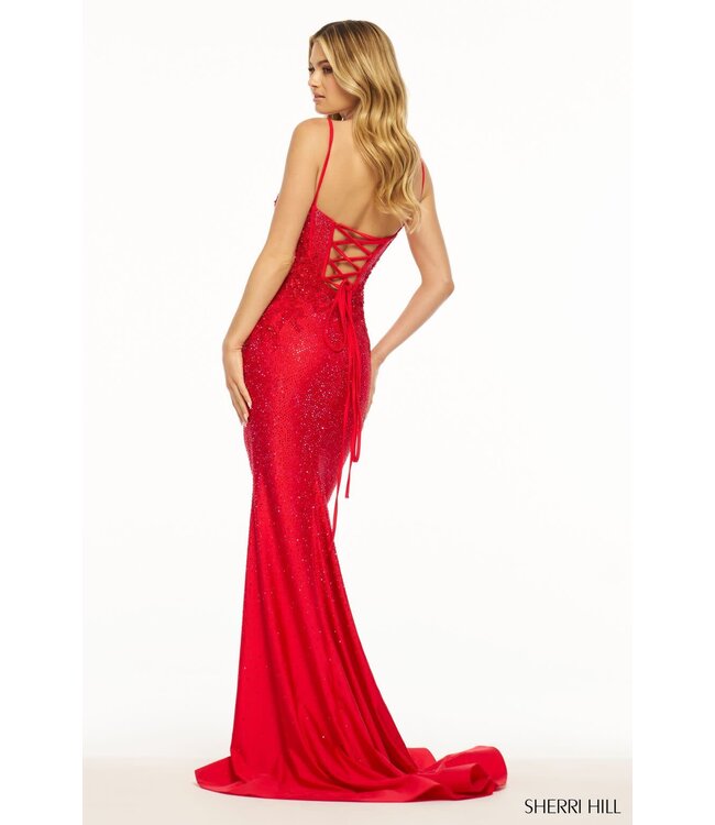 55988 Robe Moulante Avec Dentelle Émeraude