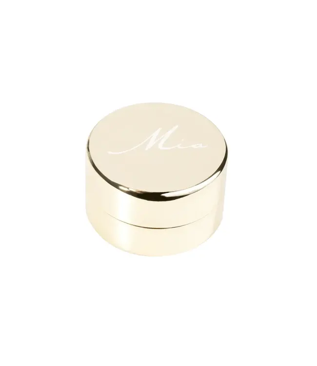 Mia Boite En Métal Or