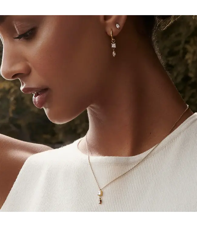 Mia Boucles dormeuses Freya Argent