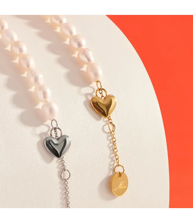 Mia Bracelet perles Papaya