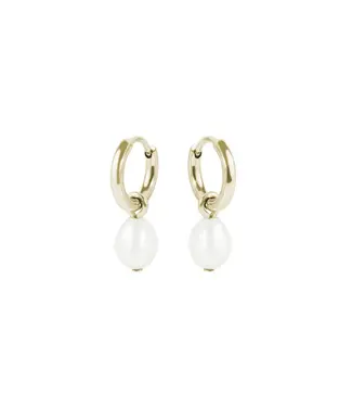 Mia Anneaux Or Avec Perles Sally
