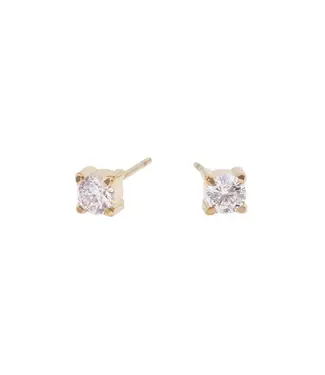 Mia Boucles D'oreilles Pierre 4mm