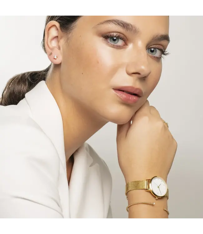 Mia Boucles D'oreilles Pierre 4mm