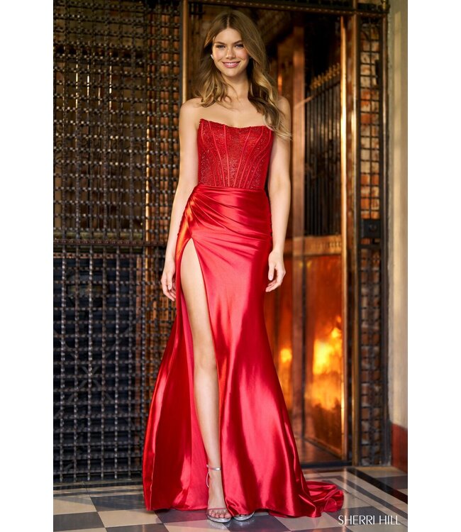 56436 Robe Bustier Avec Pierres Noir