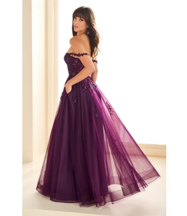 36083 Robe Mauve Foncé