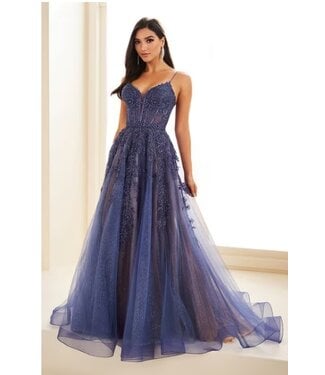 34036 Robe En Tulle Dusk Champagne