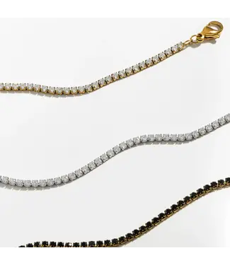 Mia Mini Tennis Bracelet Argent