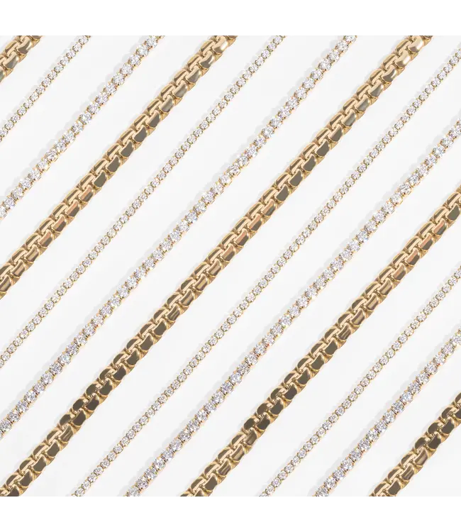 Mia Mini Tennis Bracelet Argent