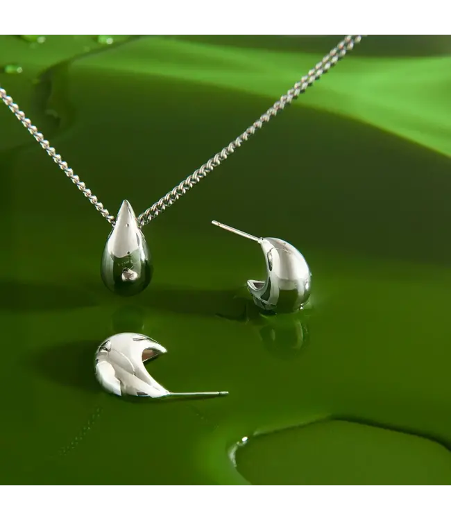 Mia Boucles d’oreilles créoles Ally Argent