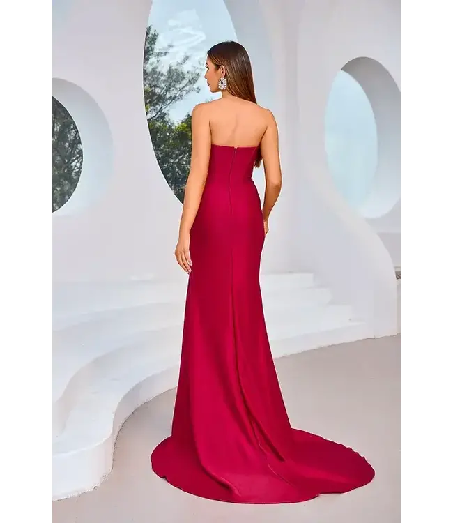 J25036 Robe Corset Bourgogne