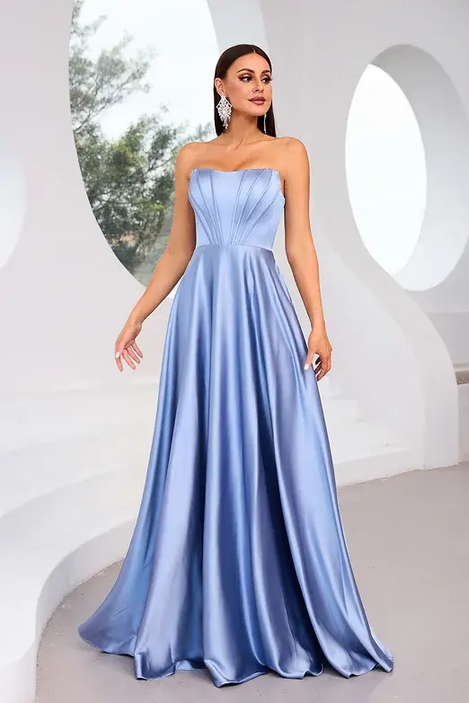 Robe Bleue à Pois NEXT - Taille 164 - Occasion Très Bon état - Modèle TOP ST719