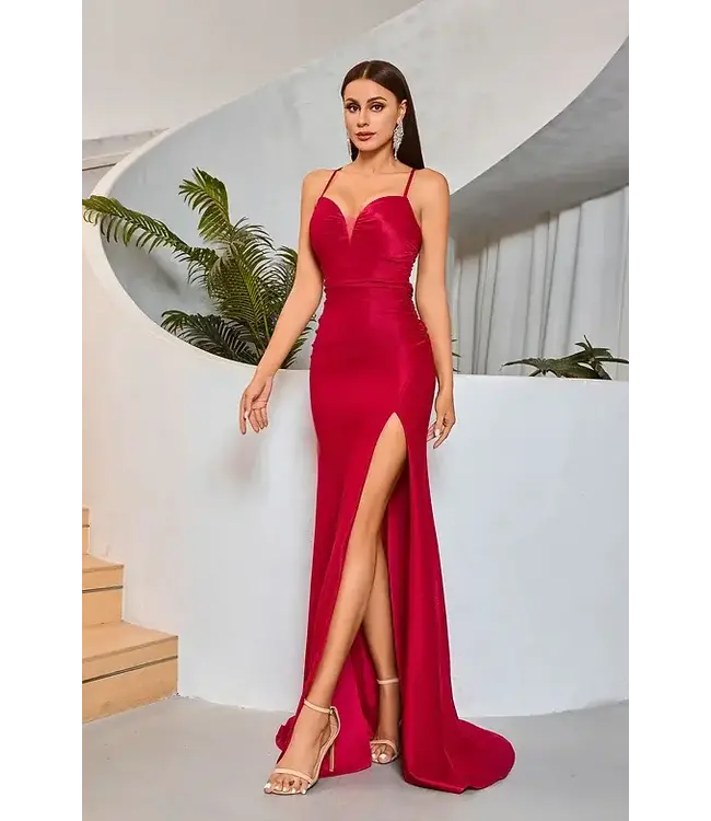 J25037 Robe Ajustée Bourgogne