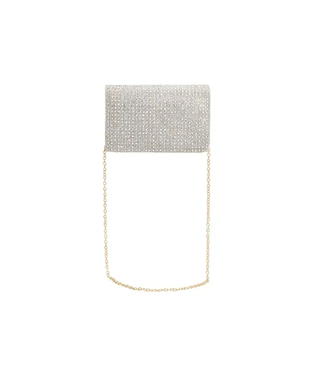 Sac À Main Nude Or Brillant Plat