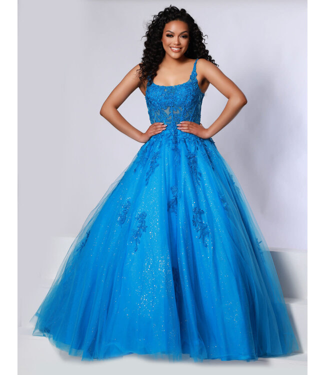 24753  Robe Princesse Turquoise